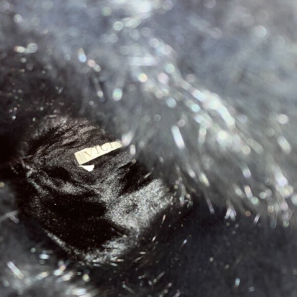 Vicini Giuseppe Zanotti black suede fur shearling over the knee OTK winter boots - Picture 6 of 6